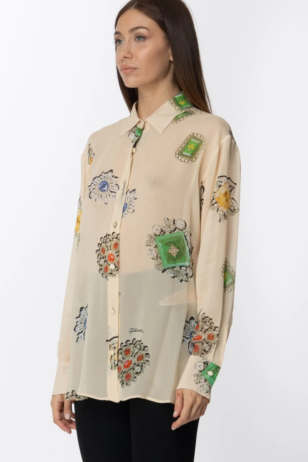 Donna Just Cavalli Camicia con Stampa