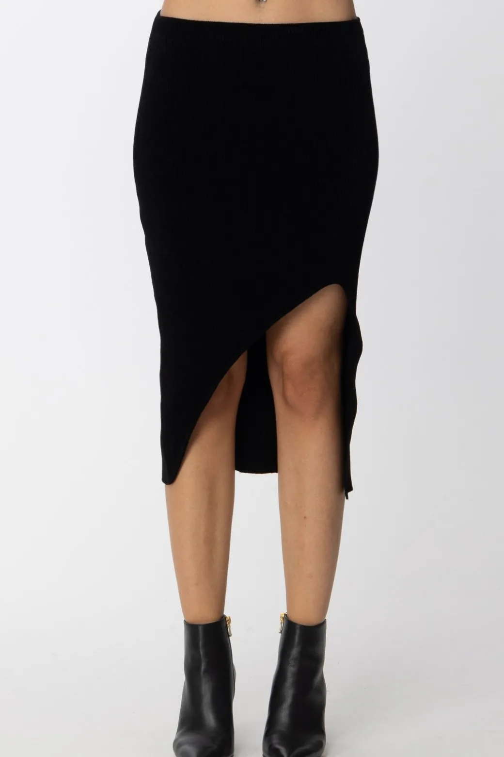 Donna Just Cavalli Gonna Longuette Asimmetrica In Maglia