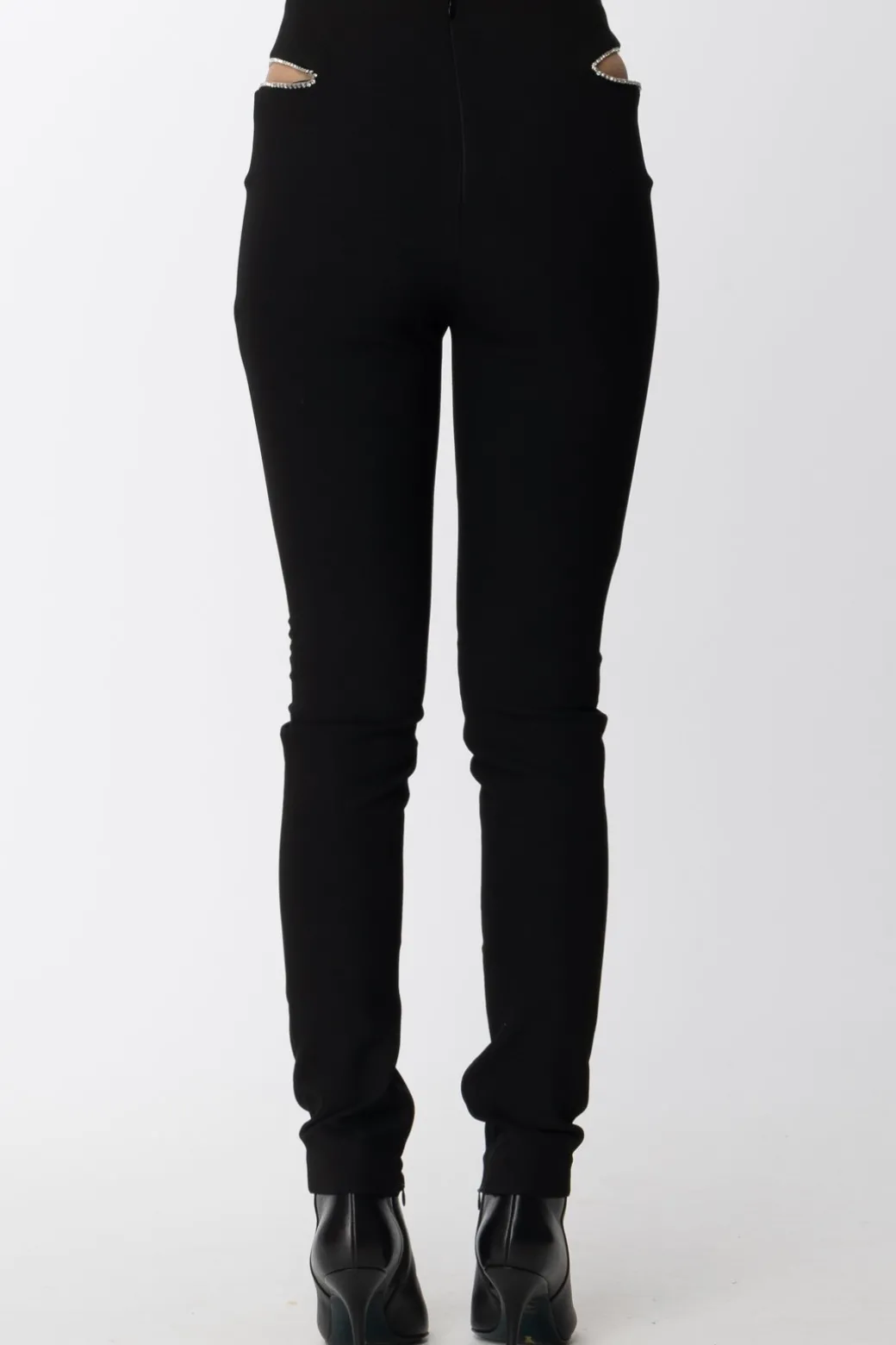 Donna Just Cavalli Pantaloni con Cut-out e Strass