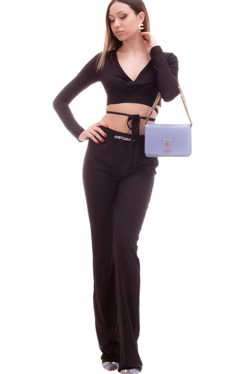 Donna Just Cavalli Pantaloni Lunghi a Costine