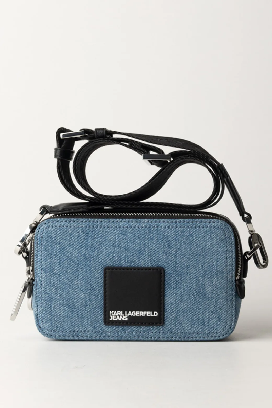 Donna Karl Lagerfeld Camera Bag In Jeans