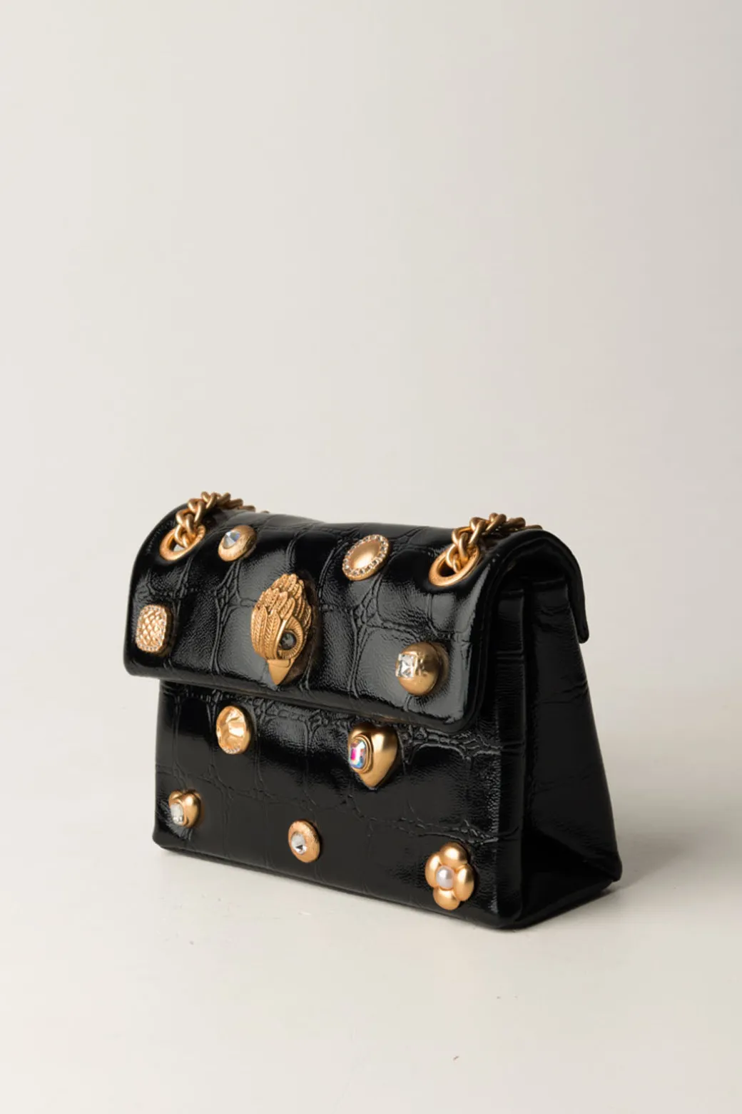 Donna Kurt Geiger Mini Kensington Bag con Dettagli Gioiello