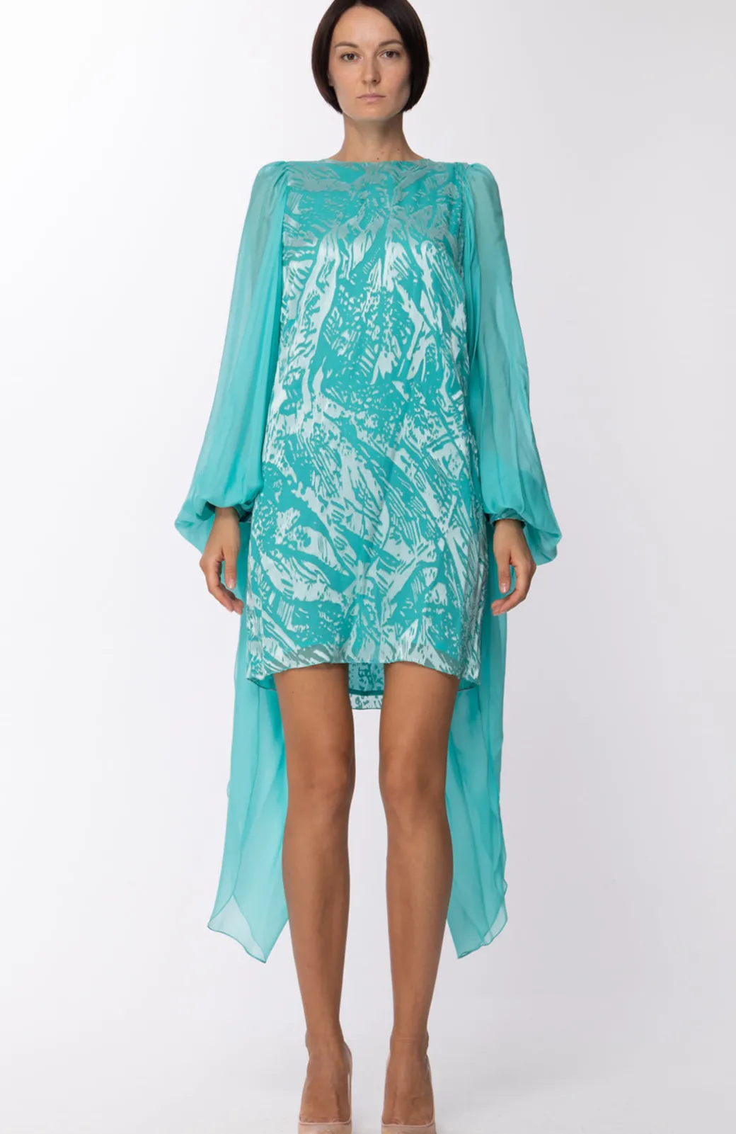 Donna Les Bourdelles Des Garcons Mini Abito Maniche Ampie