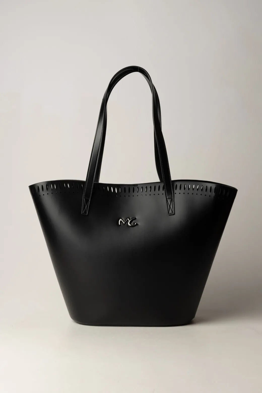 Donna Manila Grace Borsa Cesta Maxi con Bordo Laserato
