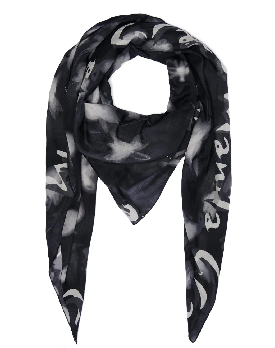 Donna Manila Grace Foulard Trapezio Stampato In Cotone e Seta