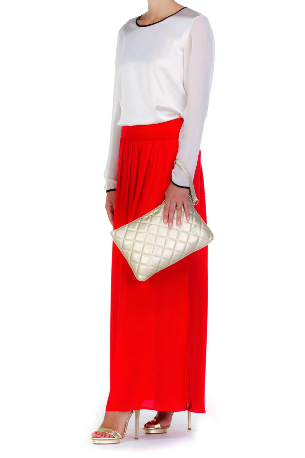 Donna Manila Grace : Gonna Lunga Morbida con Spacco