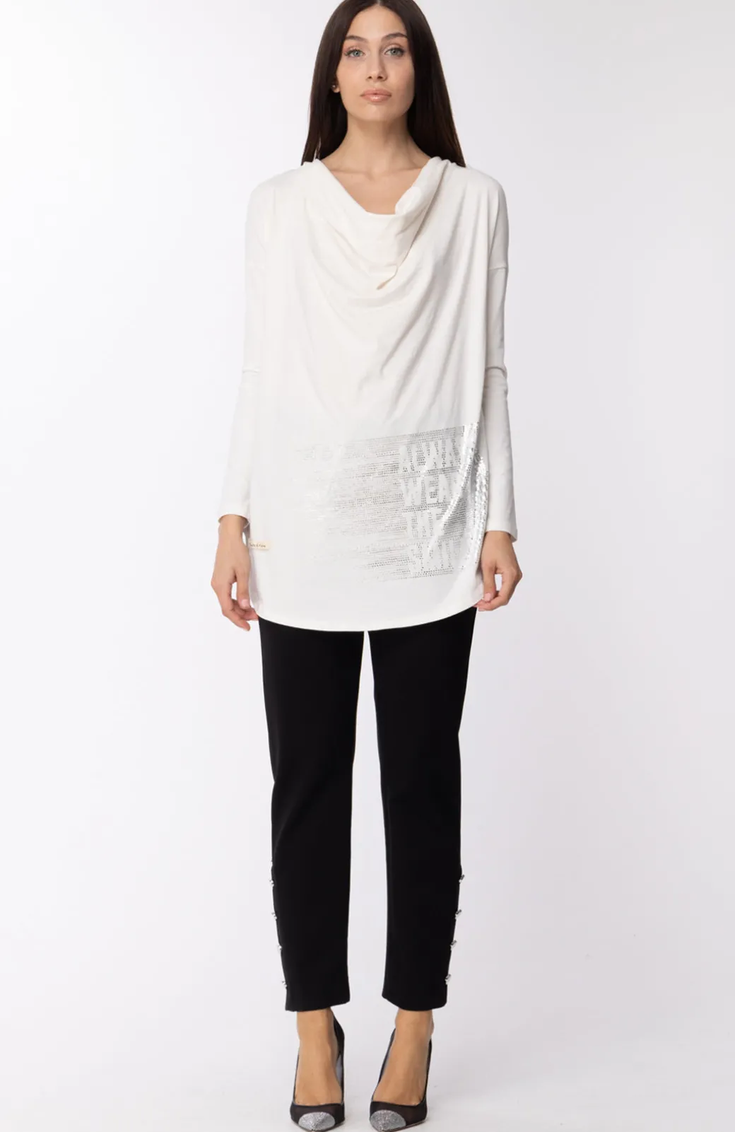 Donna Manila Grace : T Shirtcollo Morbido C