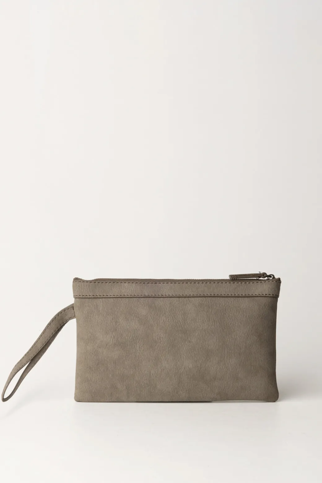 Donna Manila Grace Pochette con Zip e Laccetto Al Polso