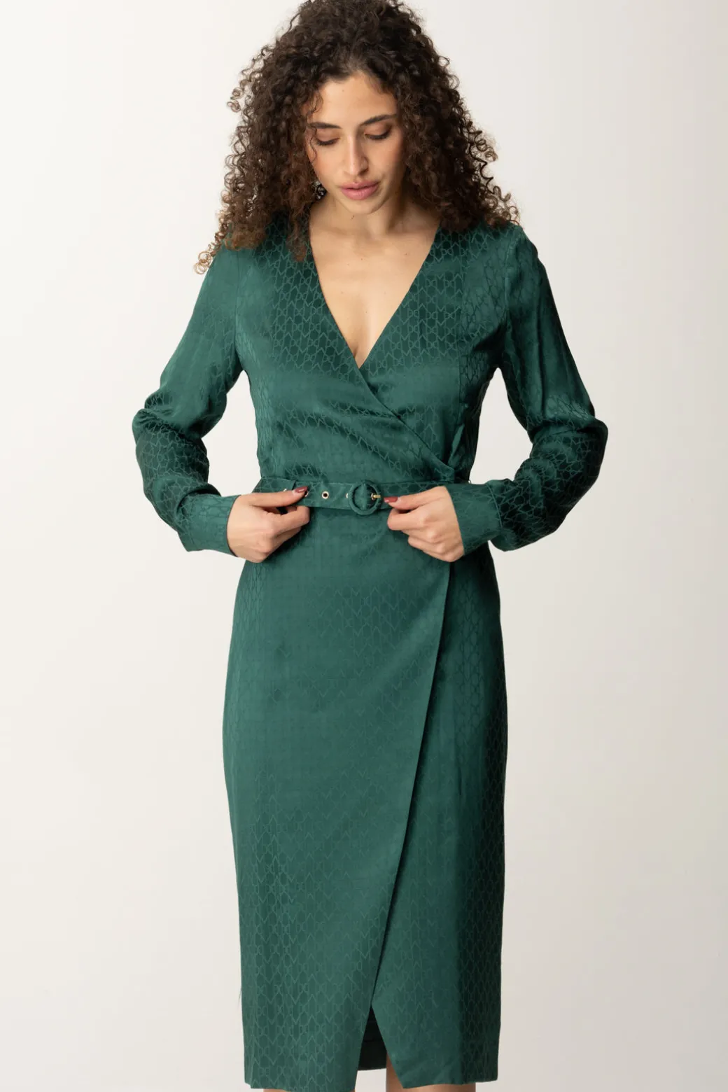 Donna Marciano By Guess Abito Amalia Midi con Cintura