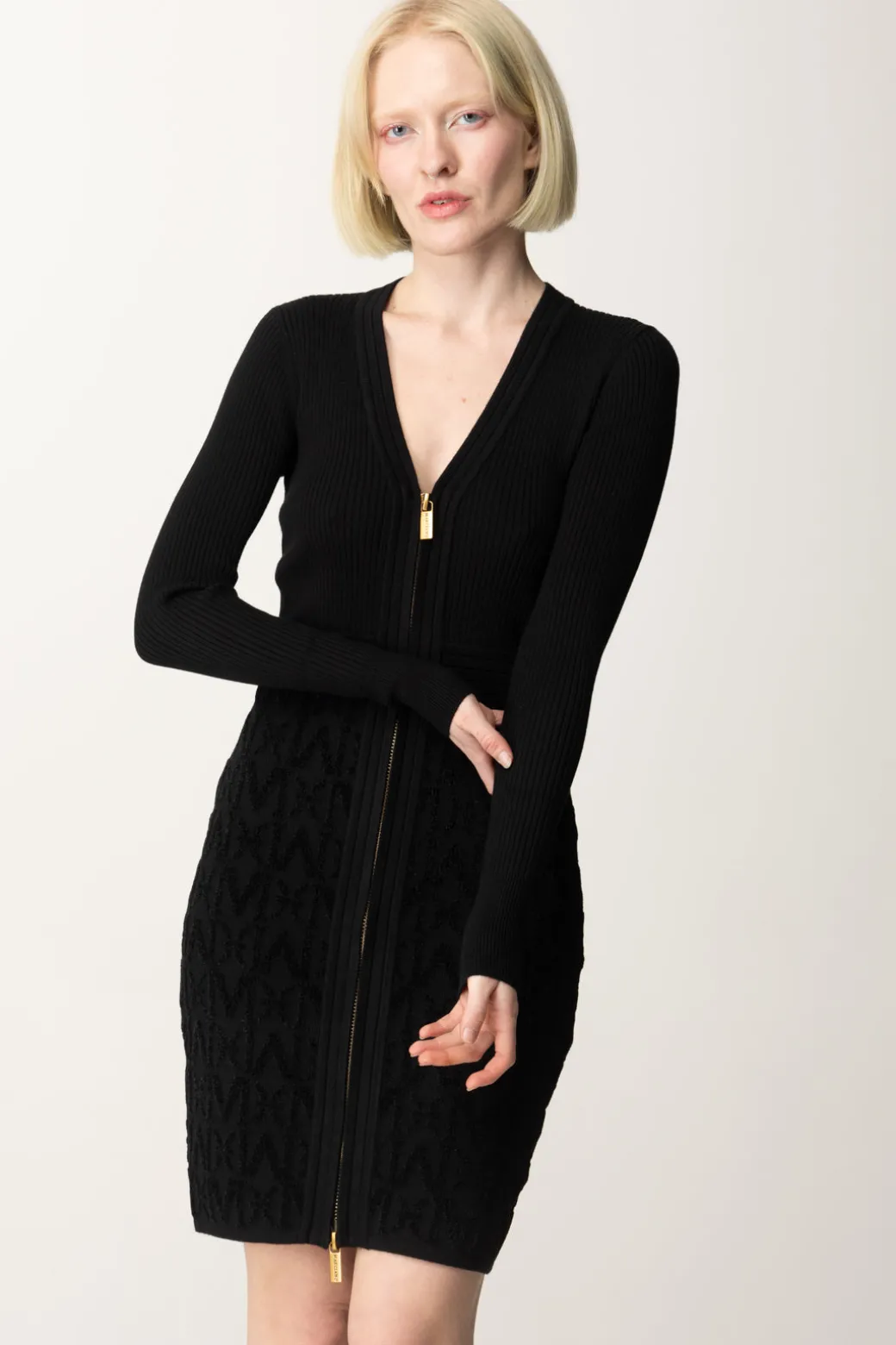 Donna Marciano By Guess Abito In Maglia Herminone con Fantasia Logo