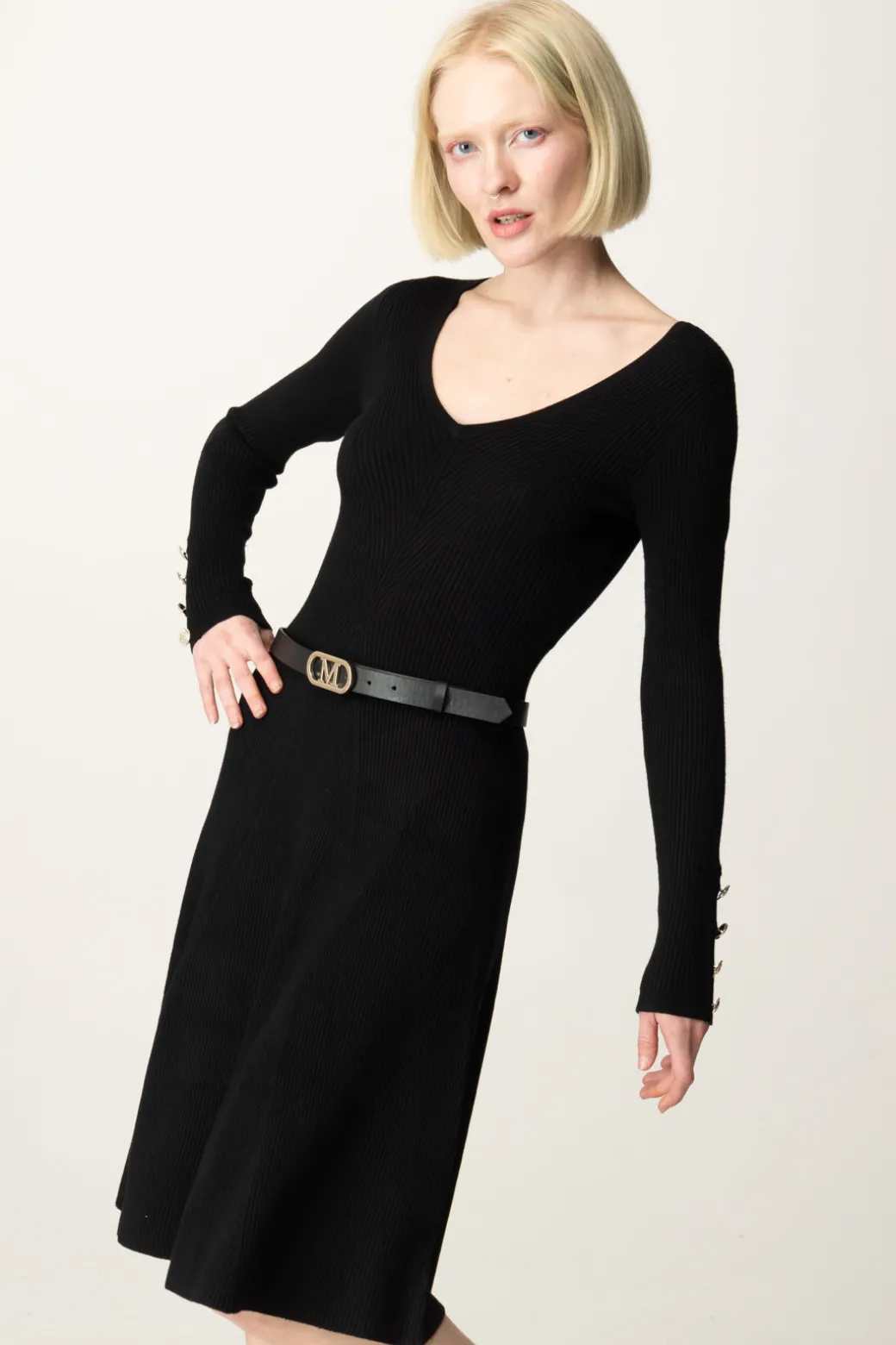 Donna Marciano By Guess Abito In Maglia Luna con Cintura