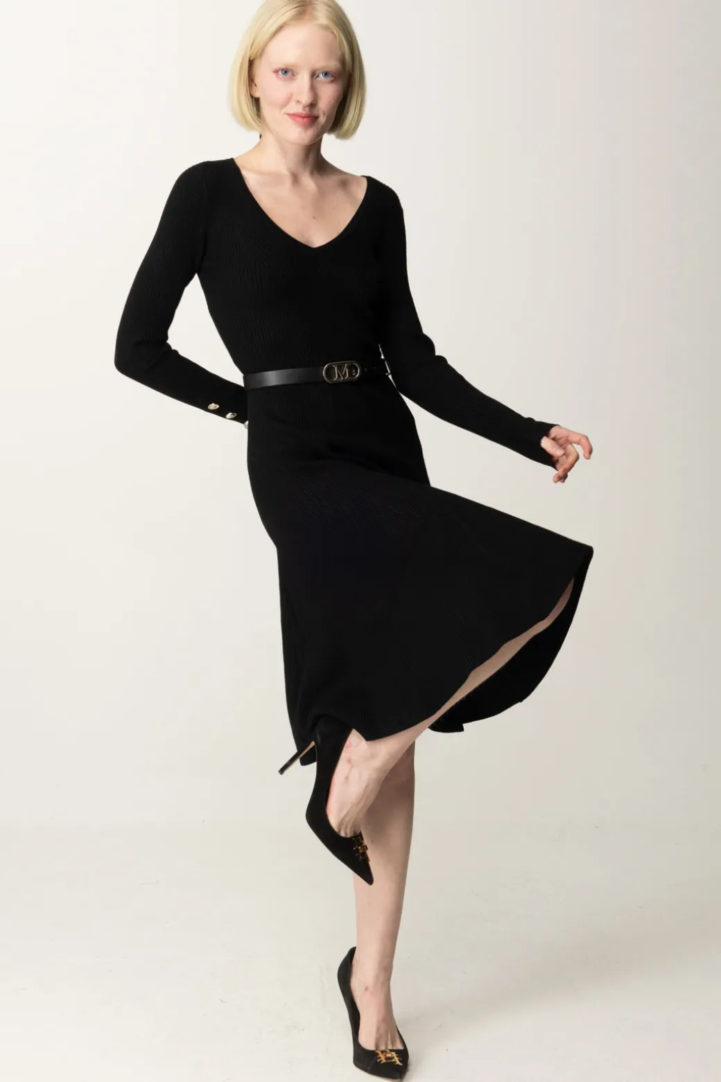 Donna Marciano By Guess Abito In Maglia Luna con Cintura