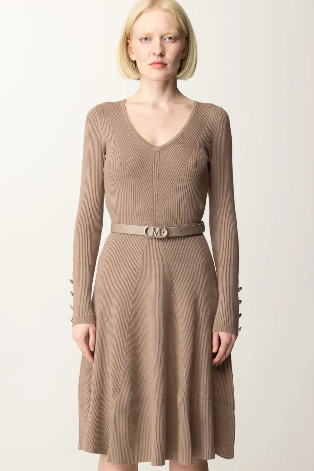 Donna Marciano By Guess Abito In Maglia Luna con Cintura