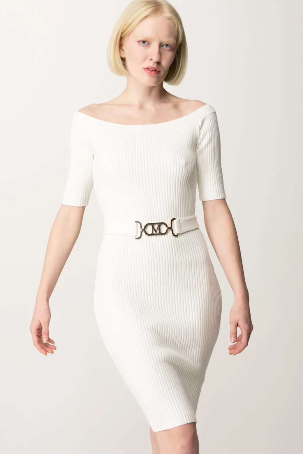 Donna Marciano By Guess Abito In Maglia Off-shoulder con Cintura