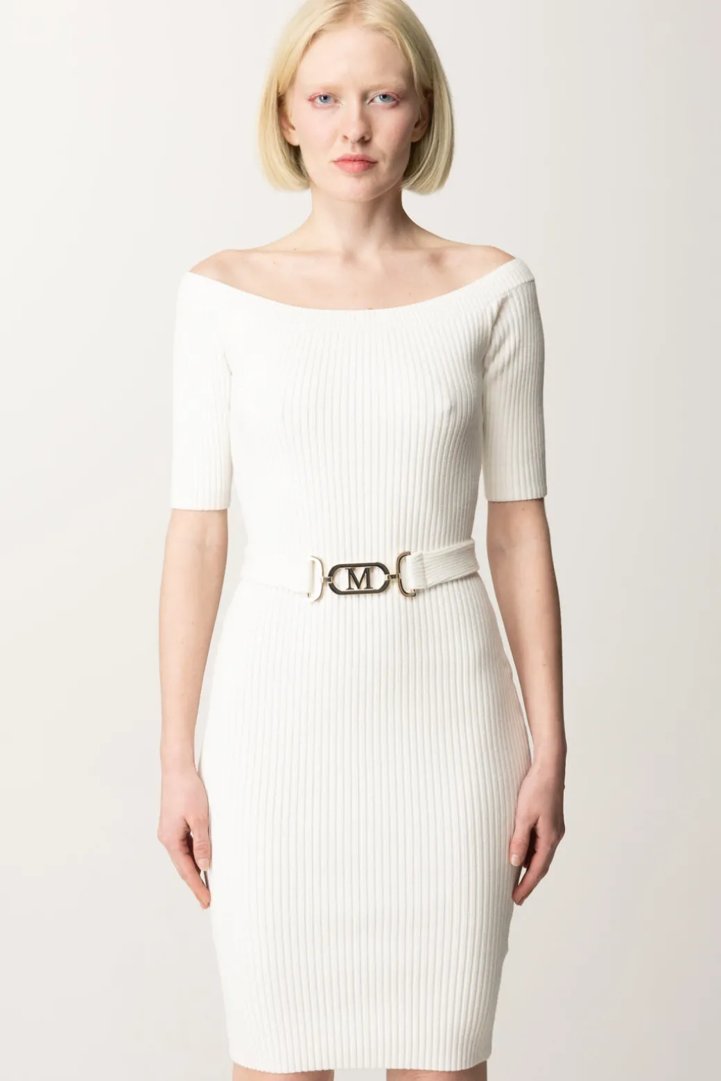 Donna Marciano By Guess Abito In Maglia Off-shoulder con Cintura