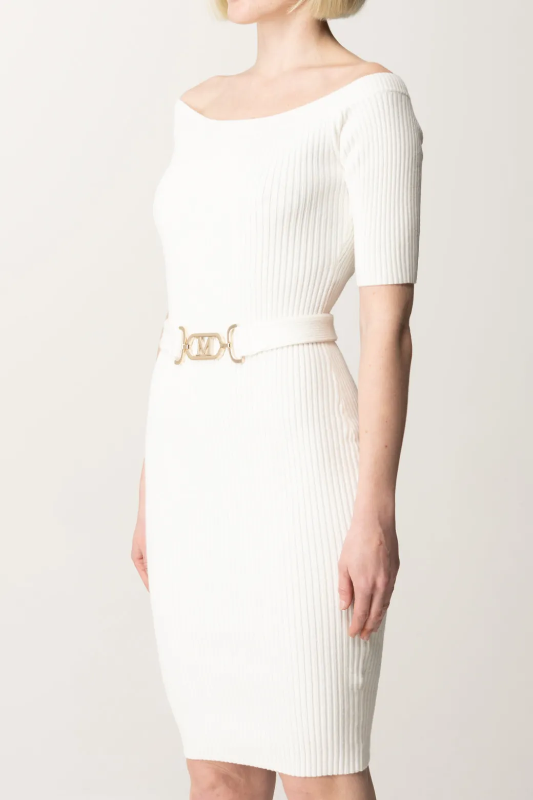 Donna Marciano By Guess Abito In Maglia Off-shoulder con Cintura