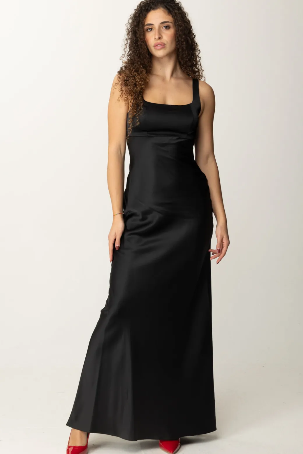 Donna Marciano By Guess Abito Lungo Estella con Scollo Sul Retro
