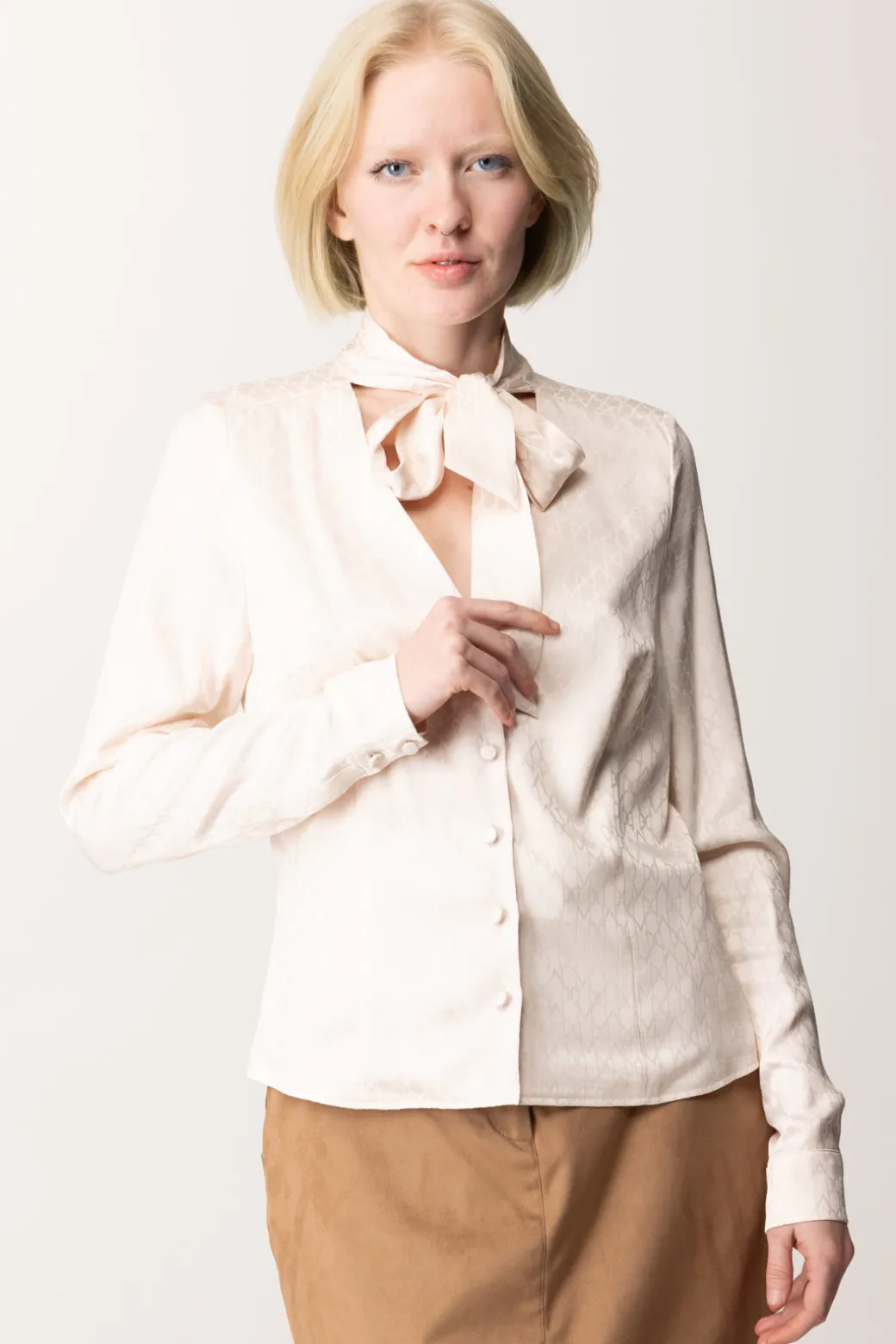 Donna Marciano By Guess Blusa In Satin con Fusciacca
