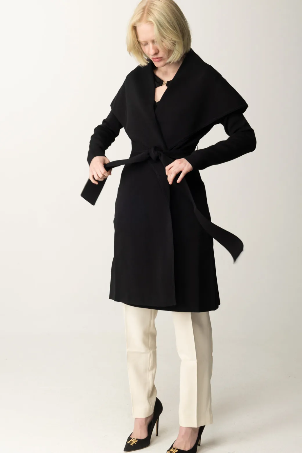 Donna Marciano By Guess Cappotto Carrie con Cintura e Collo Oversize