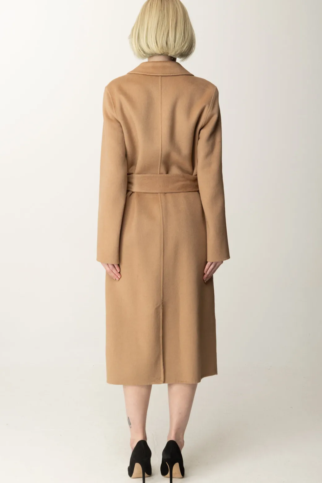 Donna Marciano By Guess Cappotto Clara con Cintura In Misto Lana