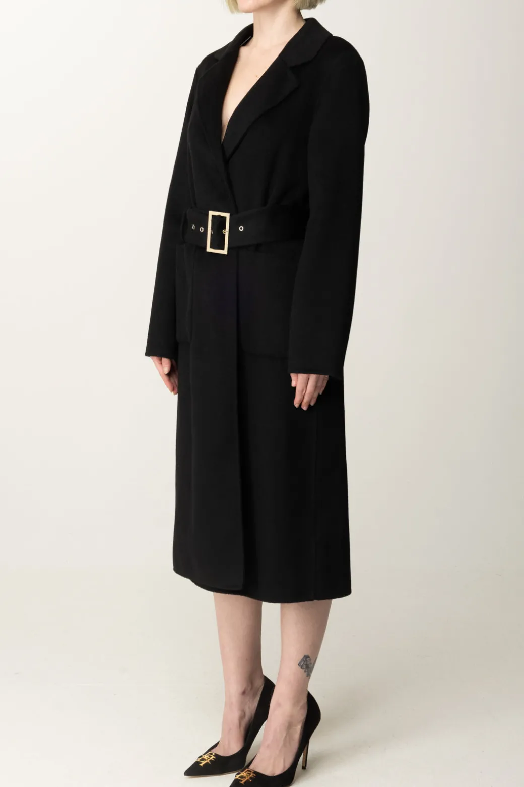 Donna Marciano By Guess Cappotto Clara con Cintura In Misto Lana