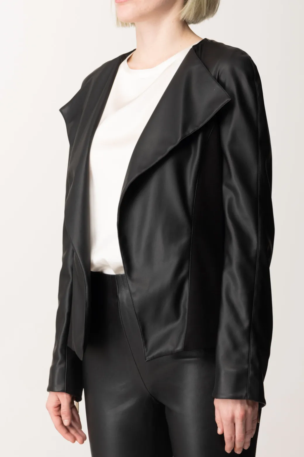 Donna Marciano By Guess Giacca Anny In Ecopelle con Inserti