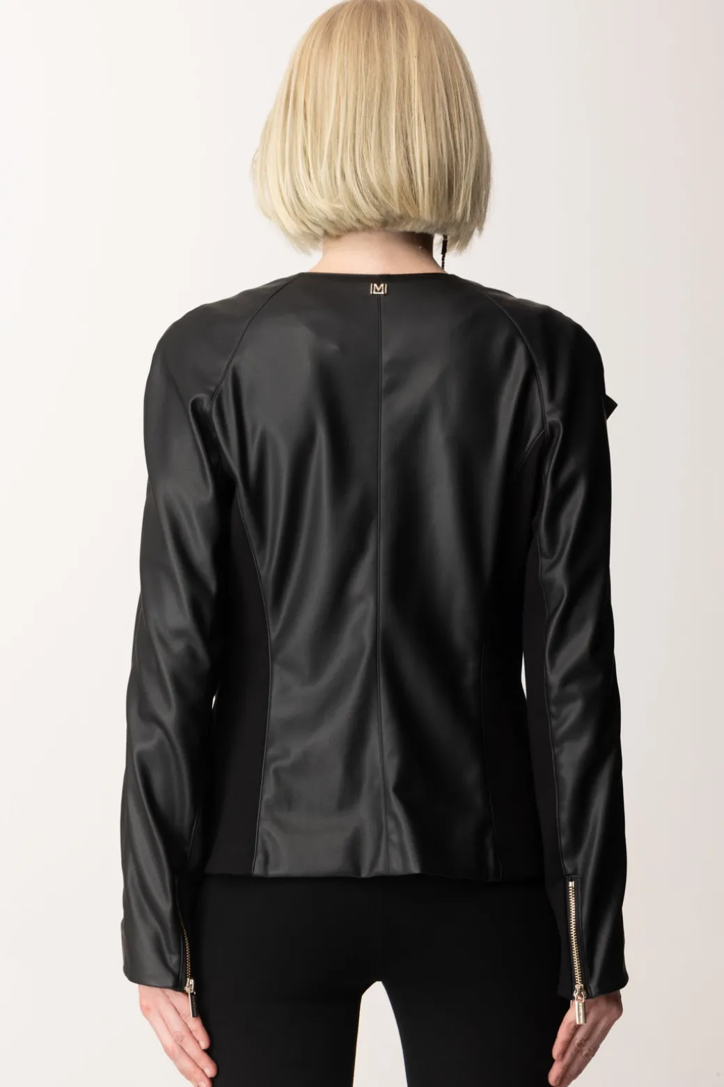 Donna Marciano By Guess Giacca Anny In Ecopelle con Inserti