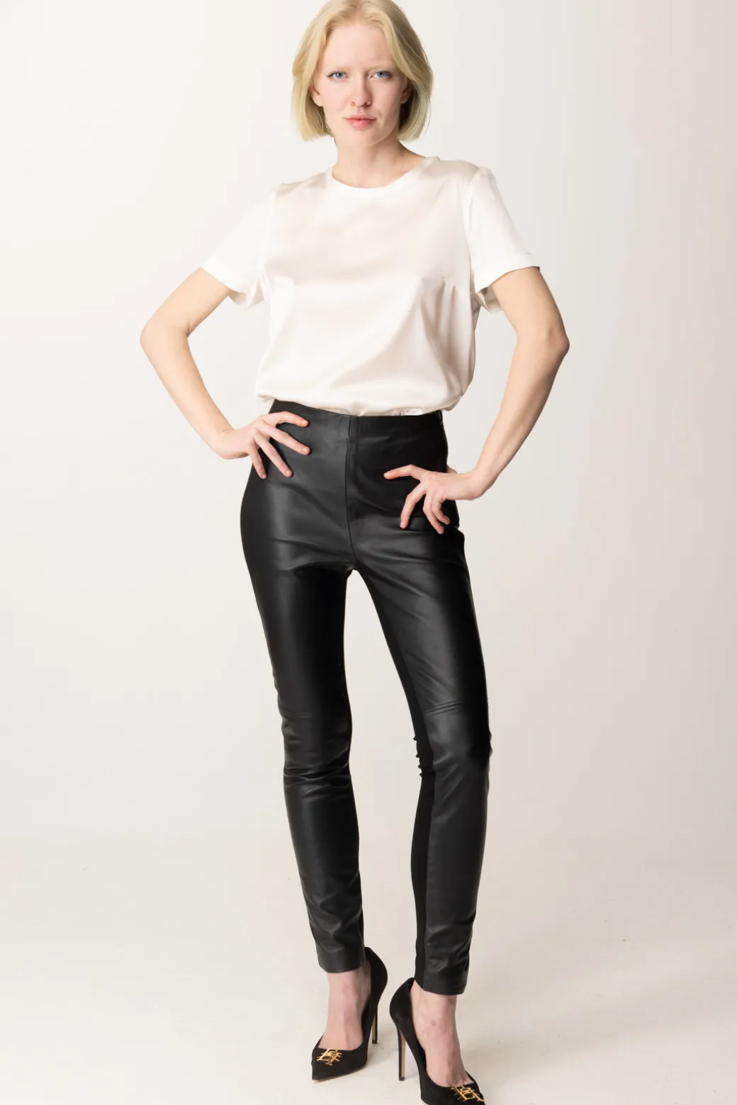 Donna Marciano By Guess Leggings Coy In Vera Pelle Marciano