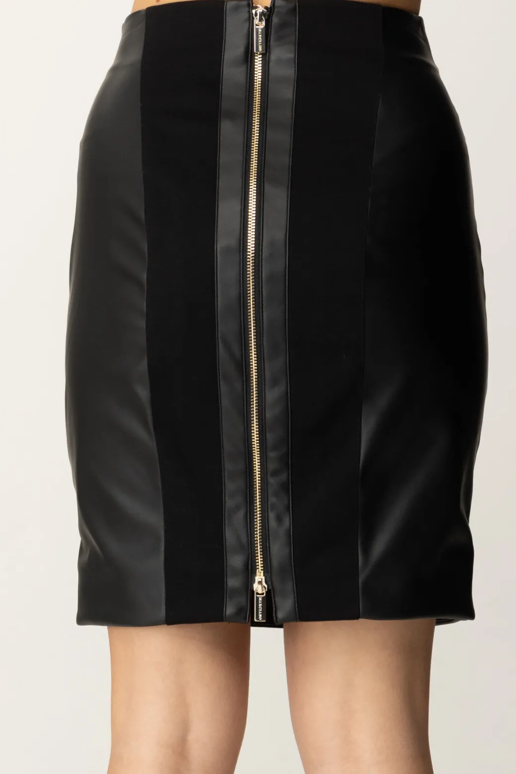 Donna Marciano By Guess Minigonna In Ecopelle Anny con Inserti