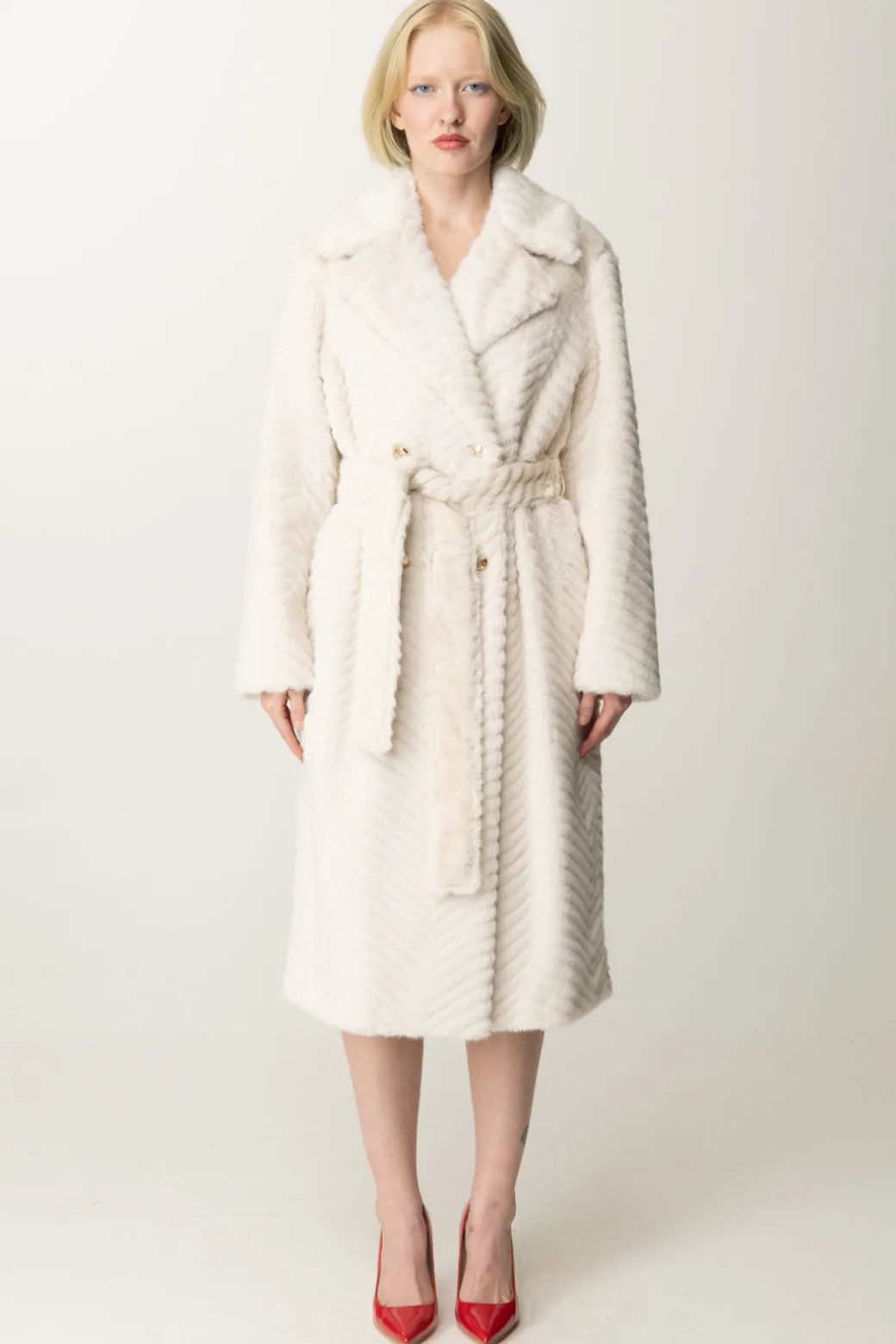 Donna Marciano By Guess Pelliccia Claire In Materiale Sintetico