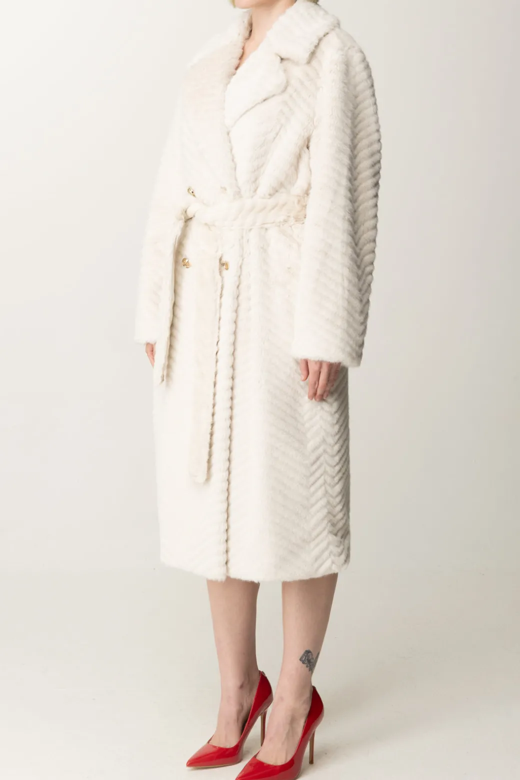 Donna Marciano By Guess Pelliccia Claire In Materiale Sintetico