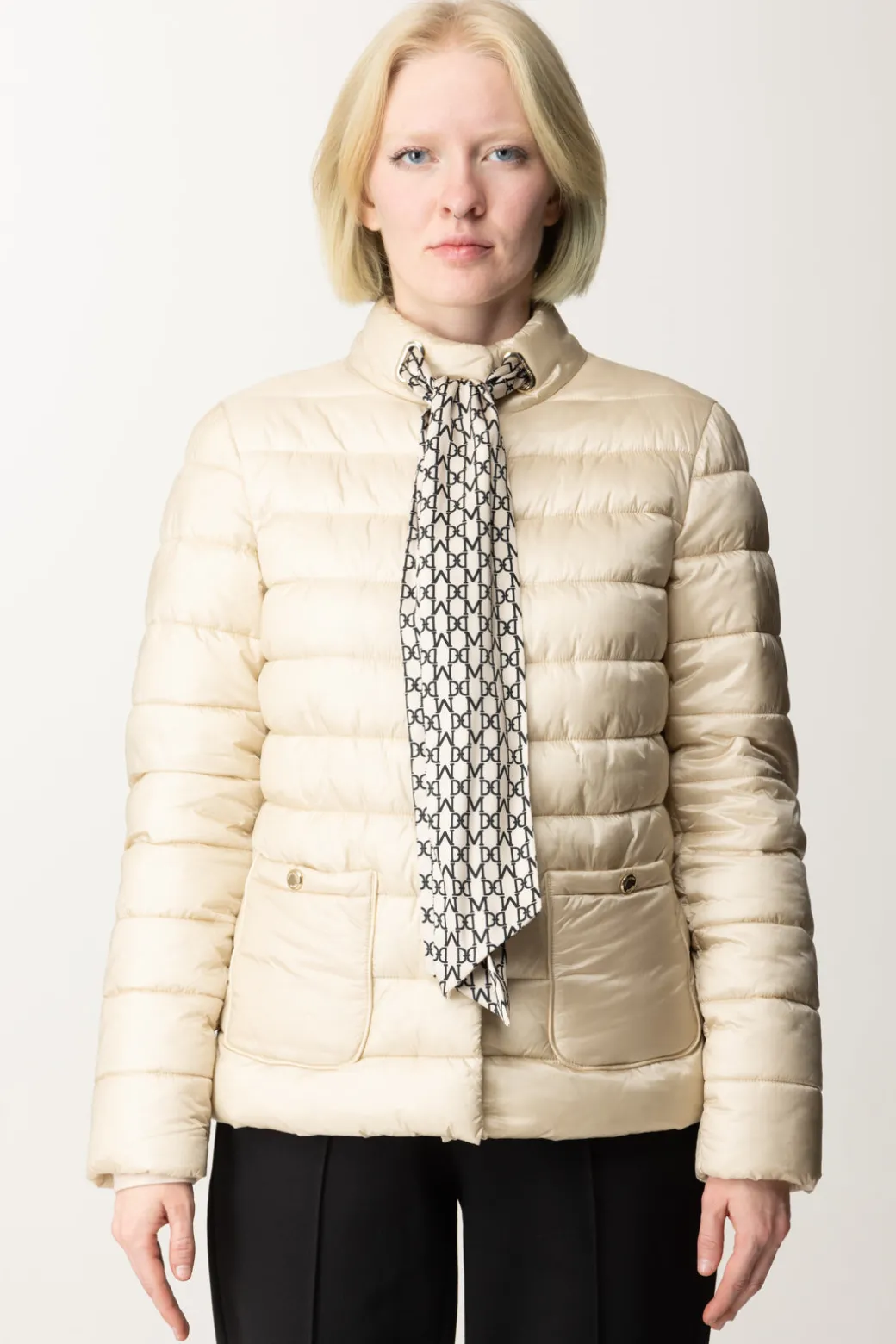 Donna Marciano By Guess Piumino Corto Avery con Foulard