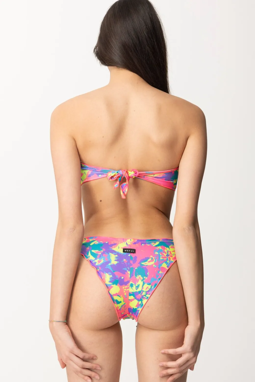 Donna Me Fui Bikini a Fascia Multicolor