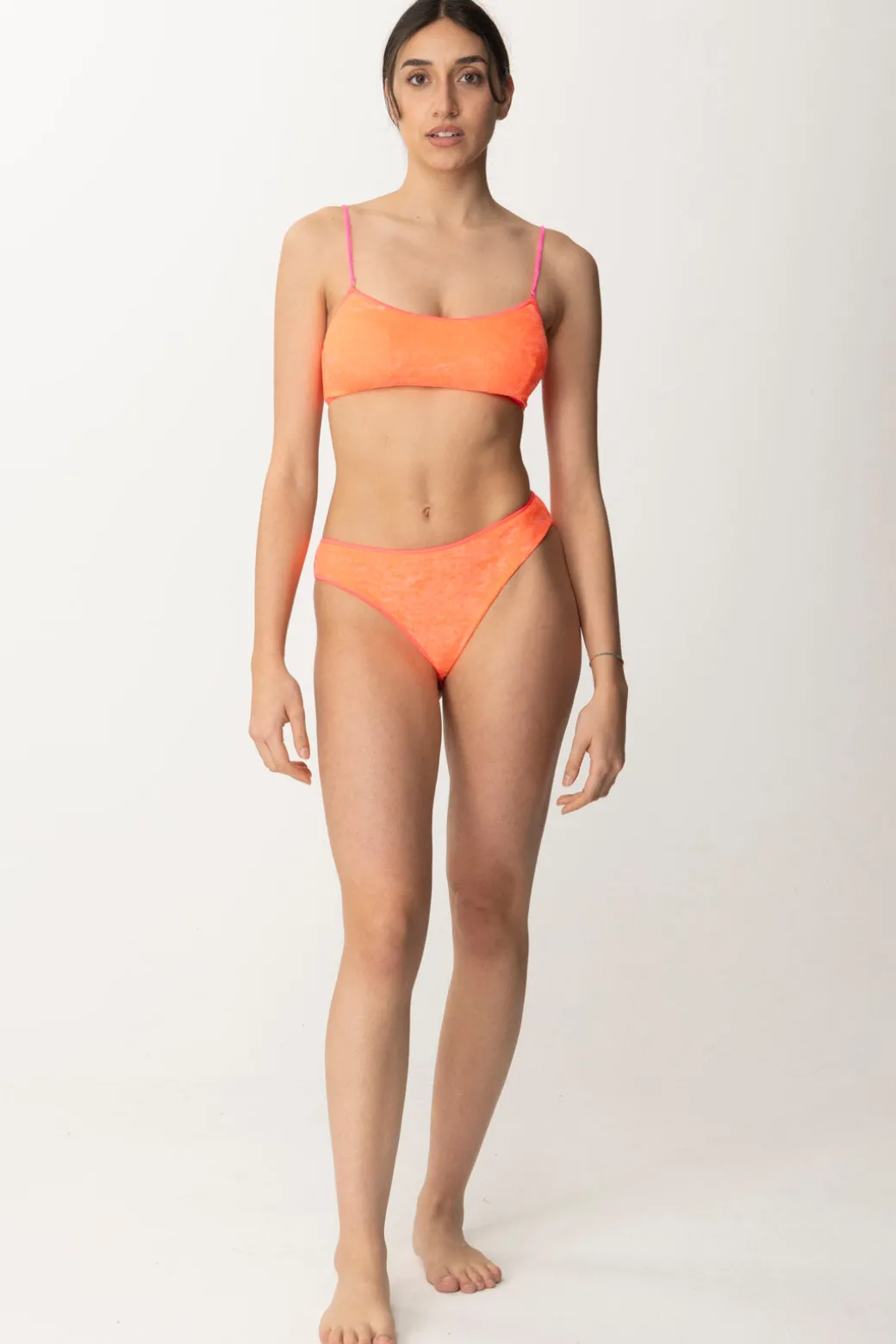 Donna Me Fui Bikini a Top In Ciniglia con Slip Fisso