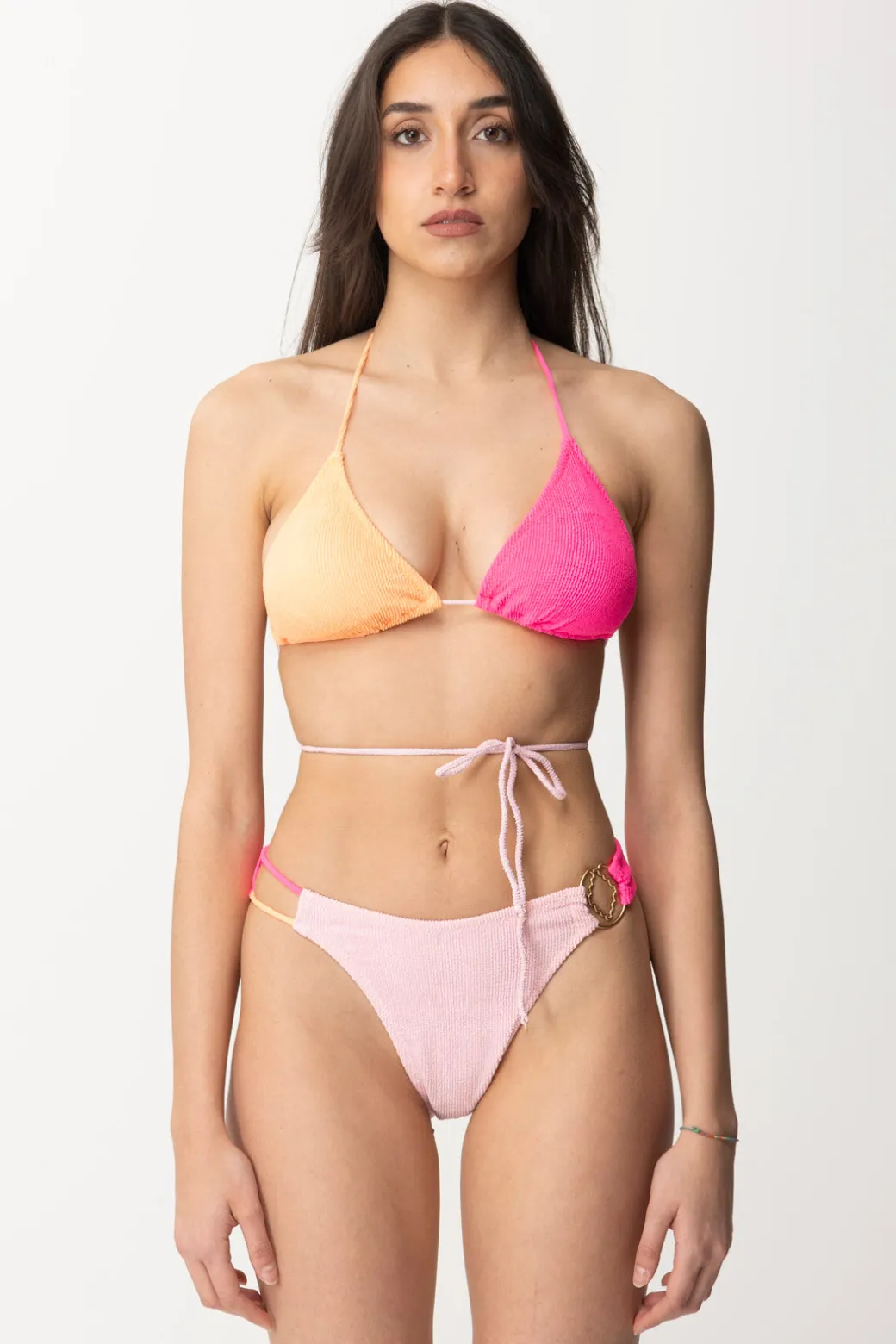 Donna Me Fui Bikini a Triangolo Multicolor