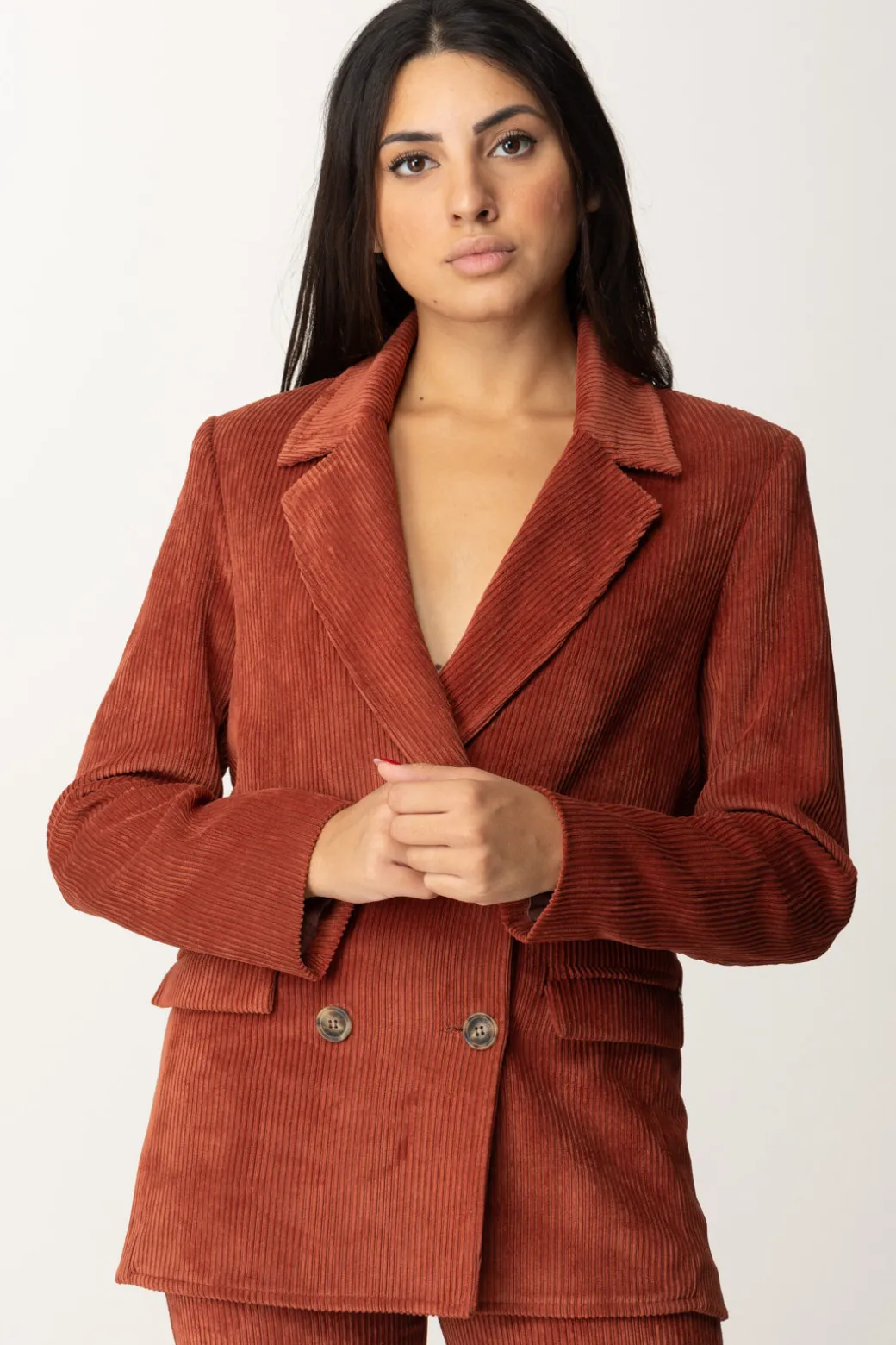 Donna Meme Road Blazer In Velluto a Coste