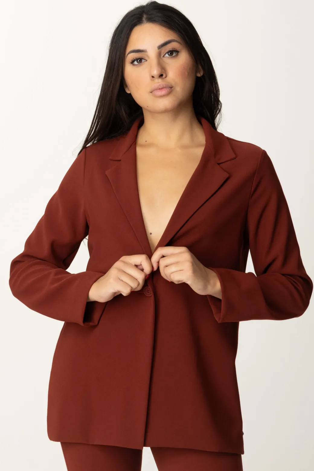 Donna Meme Road Blazer Scollo a V