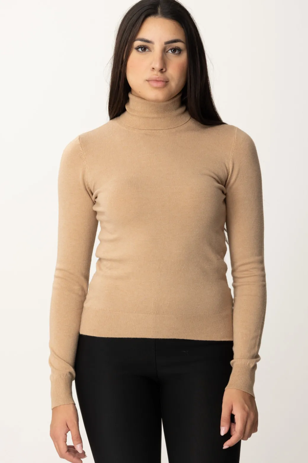 Donna Meme Road Maglia Basica Dolcevita