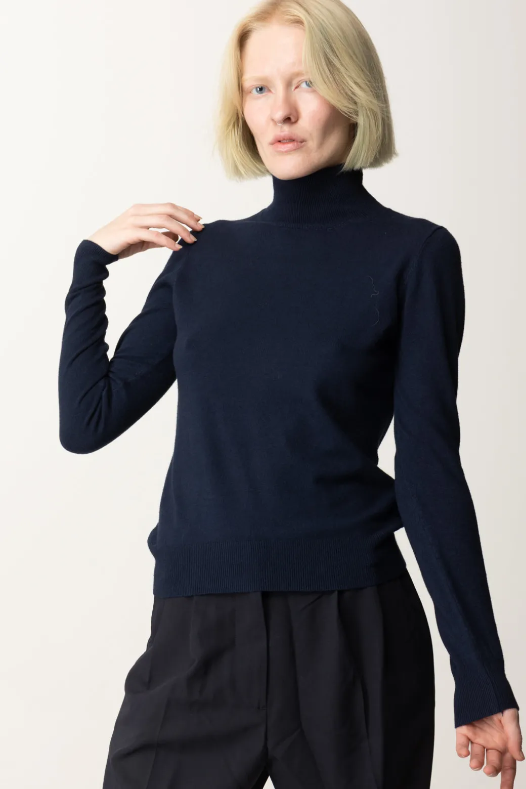 Donna Meme Road Maglia Basica Dolcevita