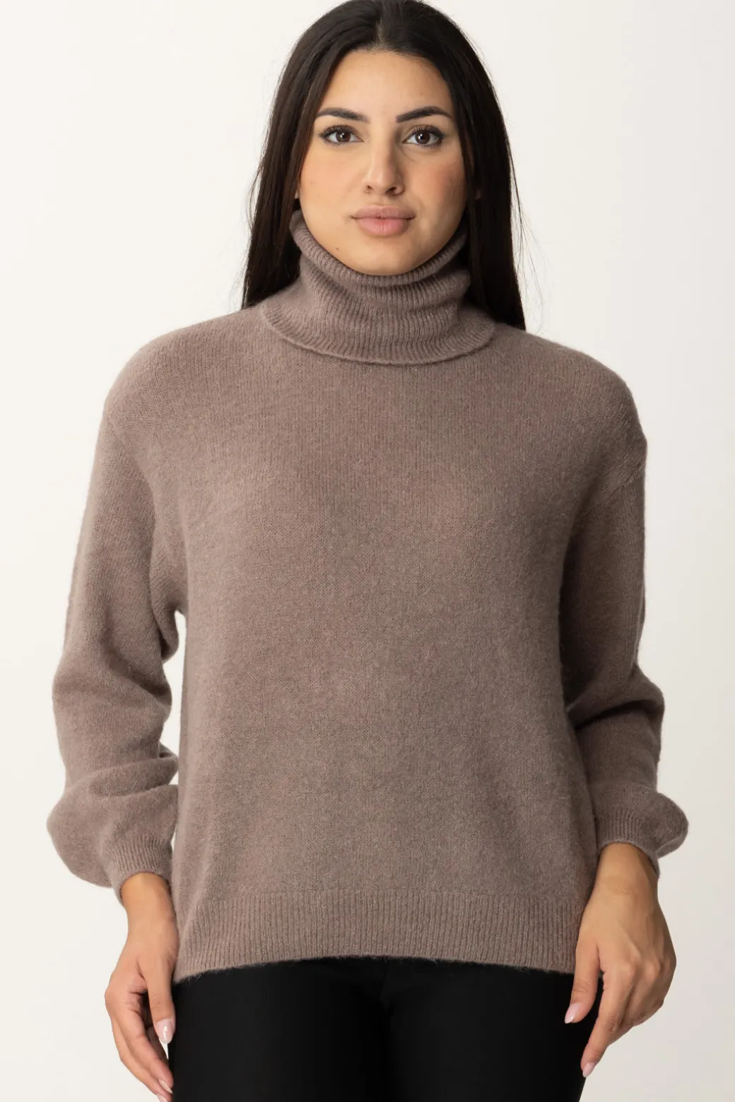 Donna Meme Road Maglione Basico Dolcevita