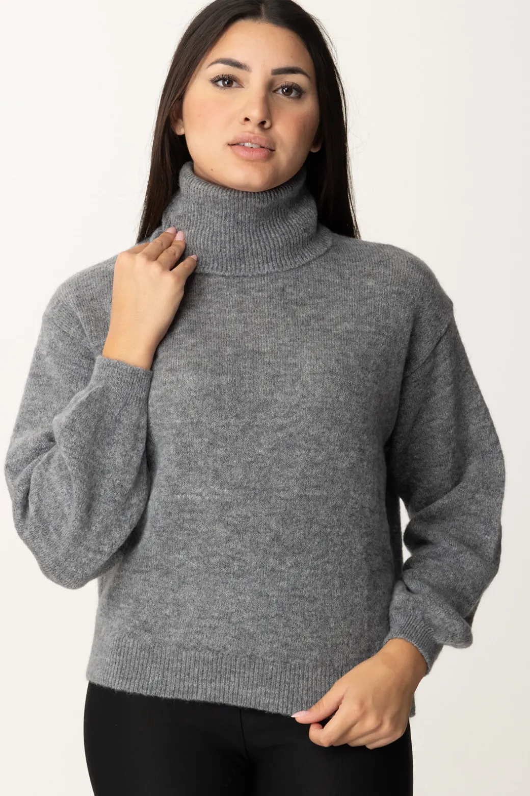 Donna Meme Road Maglione Basico Dolcevita