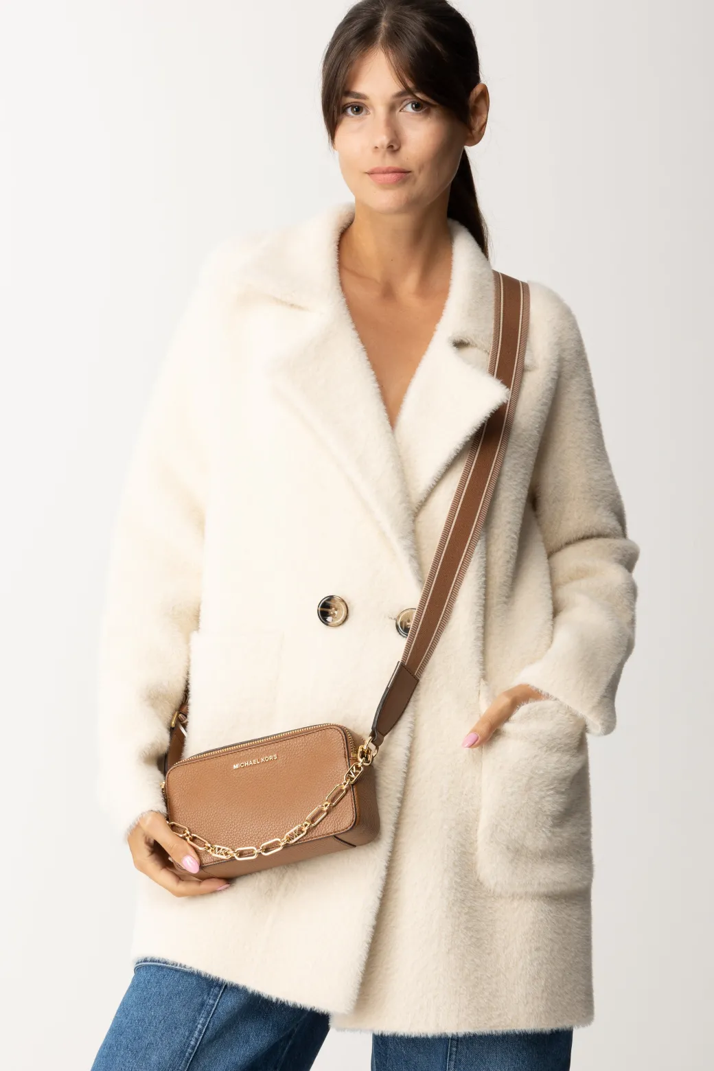 Donna Michael Kors Camera Bag con Catena Logata