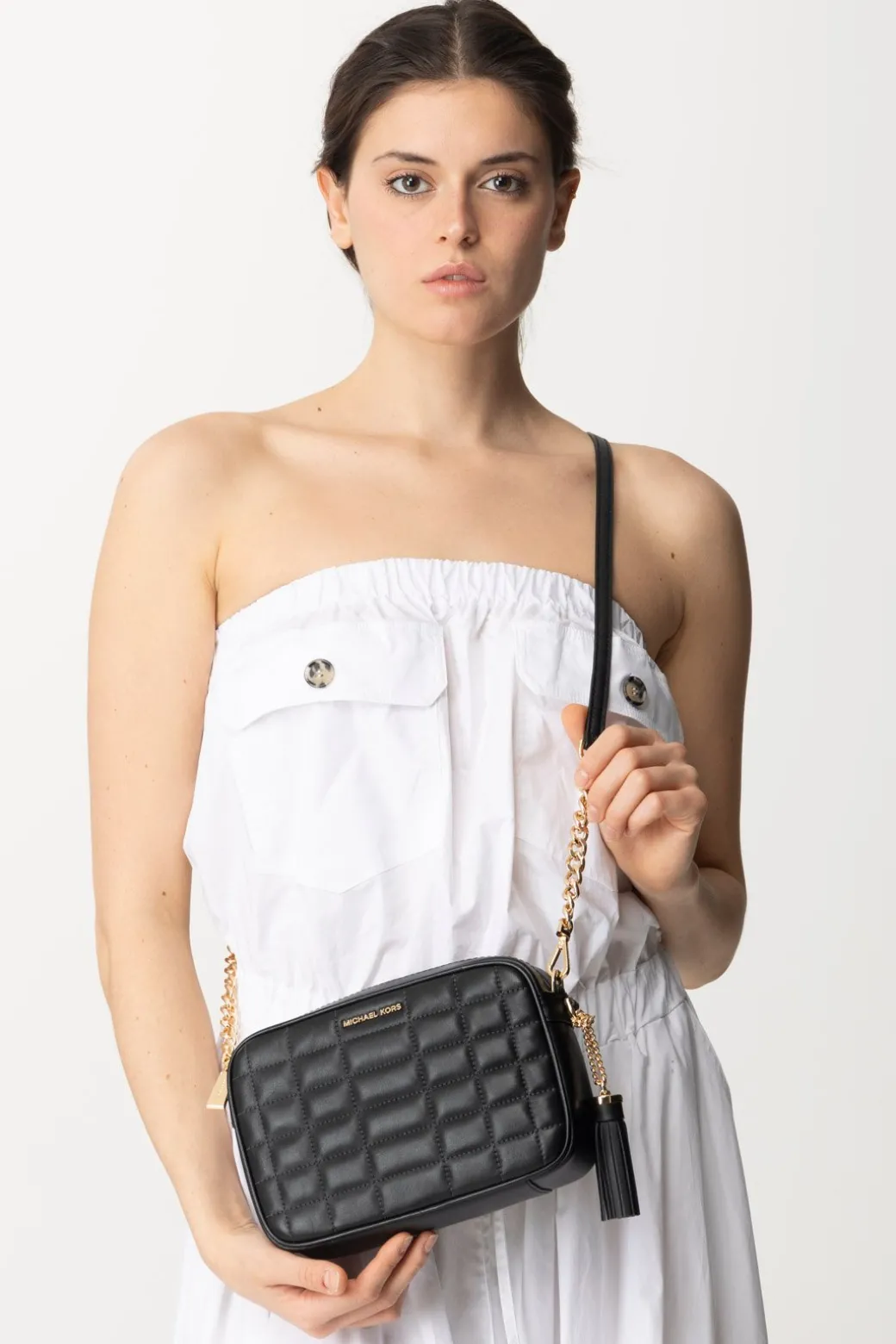 Donna Michael Kors Camera Bag con Nappina