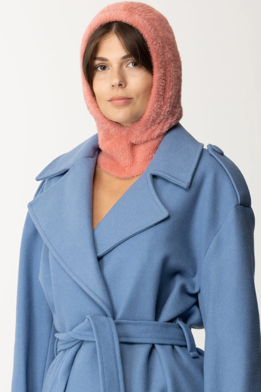 Donna Montereggi Cappello Balaclava In Maglia