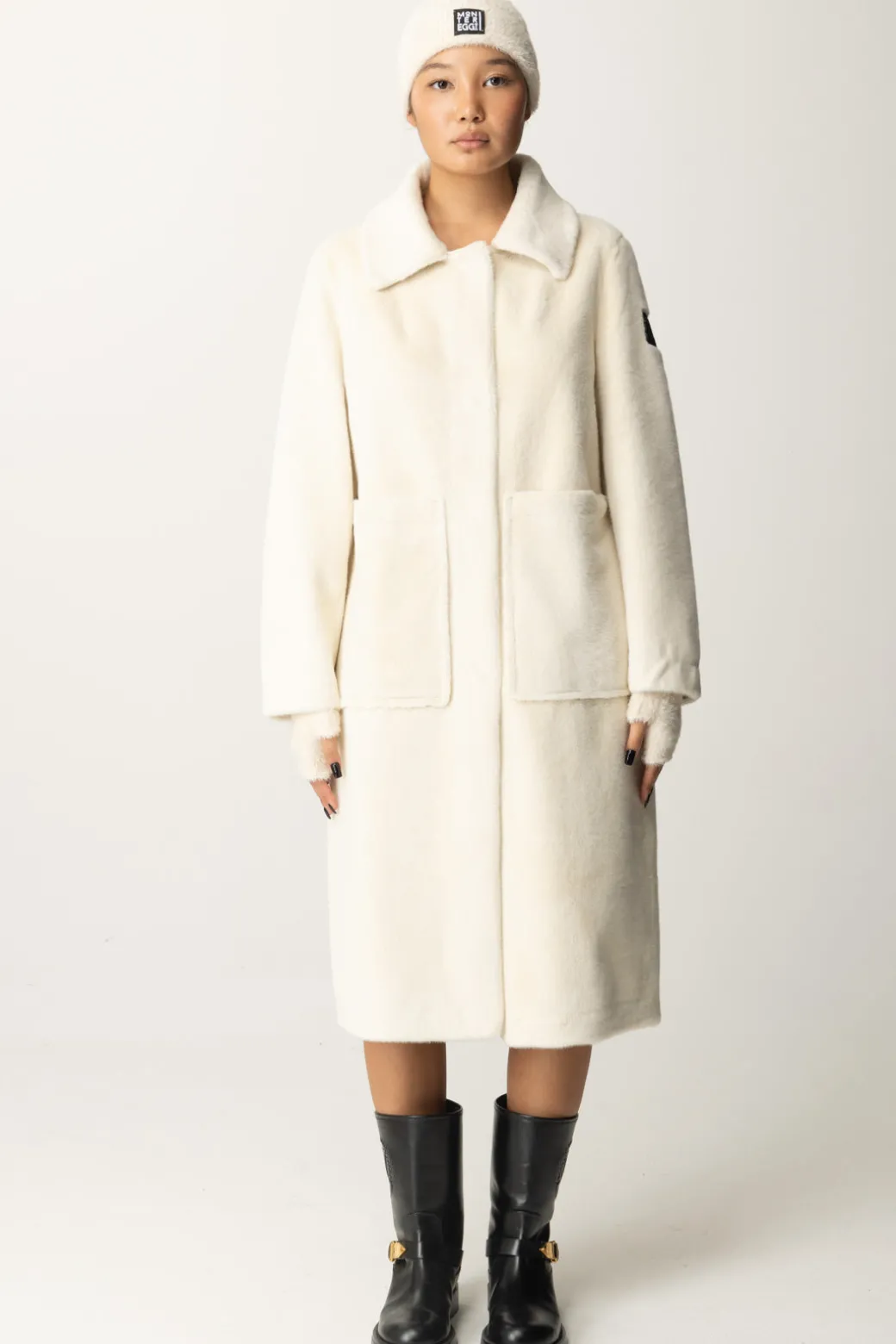Donna Montereggi Cappotto In Maglia