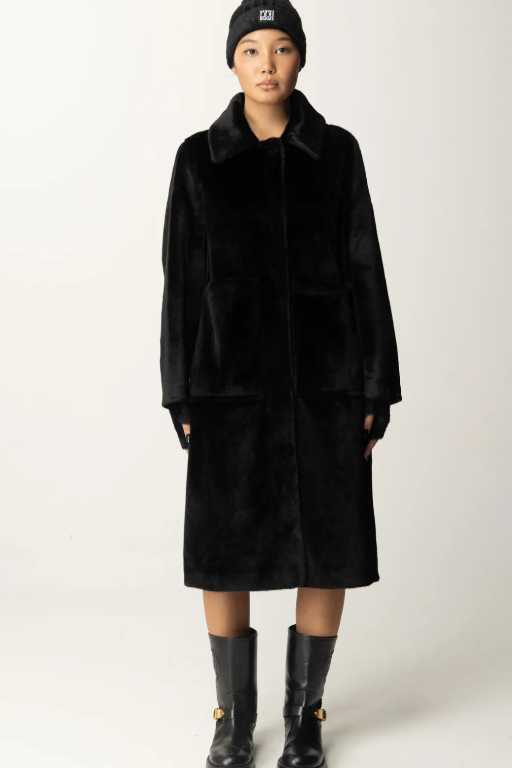 Donna Montereggi Cappotto In Maglia