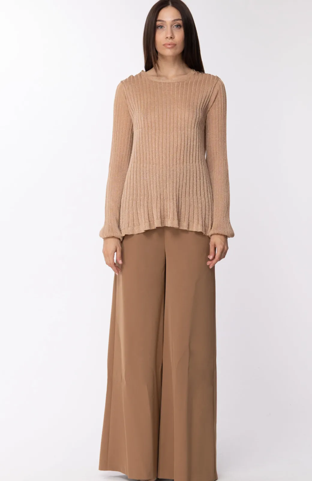 Donna Motel Pantalone a Palazzo Basic