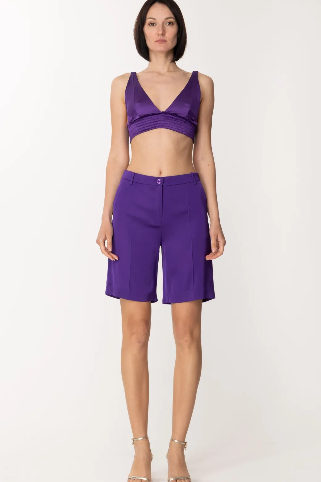 Donna Patrizia Pepe Bermuda con Pinces
