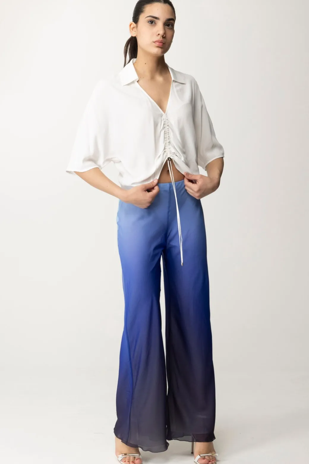 Donna Patrizia Pepe Blusa con Nodo