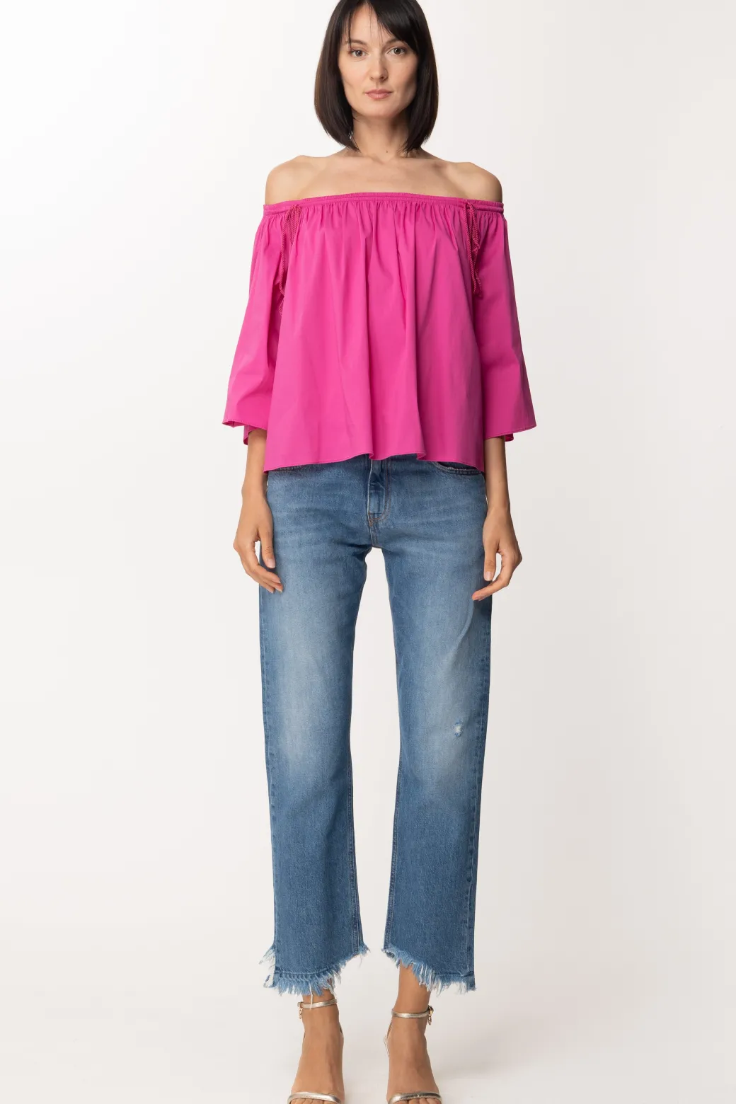 Donna Patrizia Pepe Blusa Spalle Scoperte